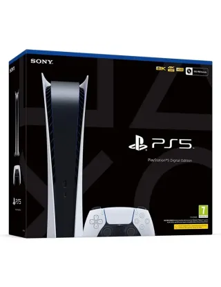 Ps5 Playstation 5 Digital Console (4K 120 HDR 8K) 825GB/GO (R2) - White