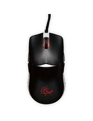 Ducky Feather Omron Switch RGB Wired Gaming Mouse - Black and White