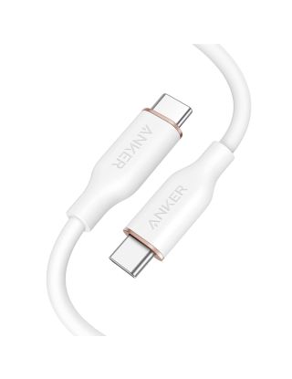 PowerLine III Flow USB-C to USB-C 100W - (0.9m/3ft)  - White