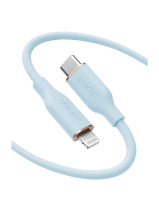 PowerLine III Flow USB-C to Lightning Cable - (1.8M/6FT)  - Blue