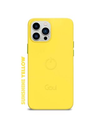 Goui Magnetic Cover For iPhone 13 Pro Max - Sunshine Yellow