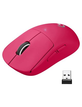 Logitech G PRO X Superlight Wireless Gaming Mouse - Magenta Red