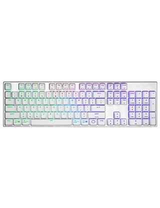 Cooler Master Sk653 Full-sized Wireless Mechanical Keyboard With Low Profile Switchs (White) - Blue Switch