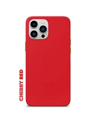 Goui Magnetic Cover For iPhone 13 Pro Max - Cherry Red