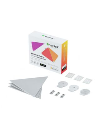 Nanoleaf Shapes Triangles Expansion Pack with 3x Multicolor Triangle Light Panels