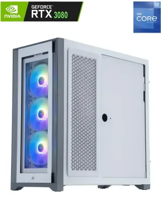 Corsair ICUE 5000X RGB Smart  Intel Core i7-12700K(12TH GEN) Mid-Tower Gaming Pc White