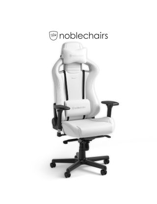 Noblechairs EPIC Gaming Chair - White Edition - Short Gas Lift - 677642