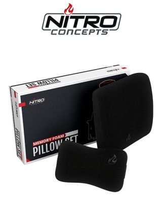 Nitro Concepts Memory Foam Pillow-Set black/black - 29352