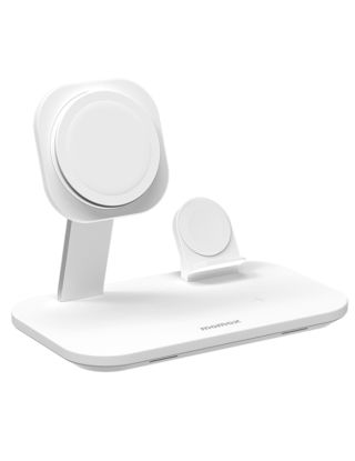 Momax Q.Mag pro 3 25W 3-in-1 wireless charger with Magsafe (UD26) - White