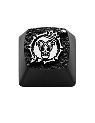 ZomoPlus Customized BROOK Cherry MX Switches And Clones, One Piece Theme Metal Keycap With CNC Engraving (1u Size) For Mechanical Gaming Keyboard