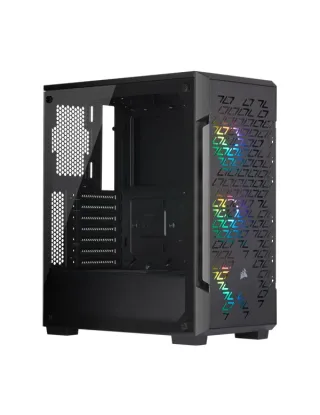 Corsair iCUE 220T RGB Airflow Tempered Glass Mid-Tower Smart Case — Black