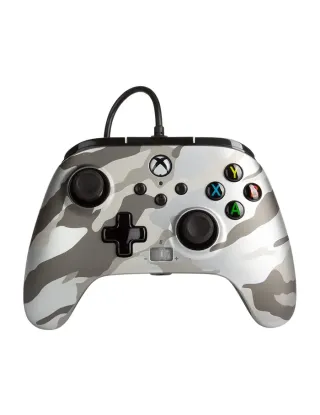 Power A  Enhanced Wired Controller For Xbox - Metallic Arctic Camo