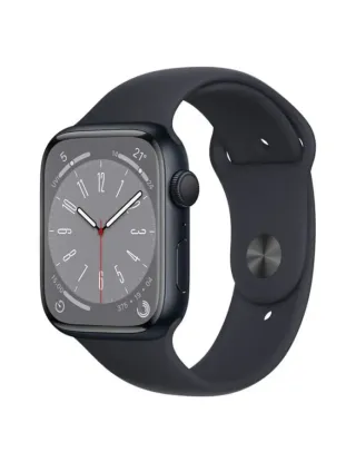 Apple Watch Series 8 Gps, 41mm Midnight Aluminium Case With Midnight Sport Band - Regular