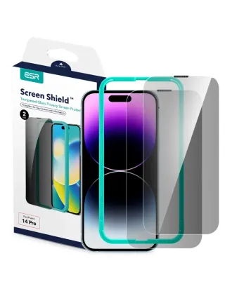 ESR iPhone 14 Pro (6.1inch) Tempered Glass edge to edge Privacy Screen Protector 2Pack