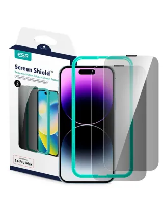 ESR iPhone 14 Pro Max (6.7inch) Tempered Glass edge to edge Privacy Screen Protector 2Pack