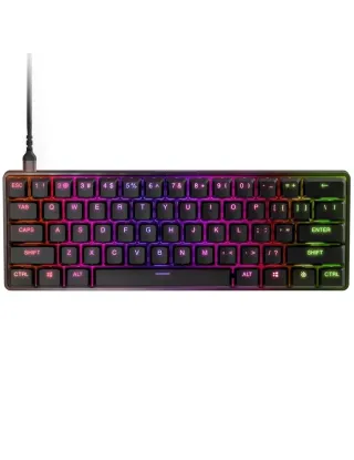 SteelSeries - Apex 9 Mini 60% OptiPoint US RGB Wired Gaming Keyboard - Linear Optical Switchs