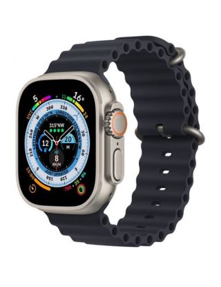 Apple Watch Ultra, 49mm, Titanium Case, Midnight  Ocean Band, (GPS+Cellular) - One Size