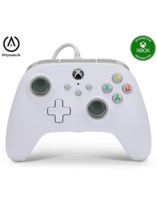 Xbox: PowerA Enhanced Wired Controller for Xbox Series X|S – White