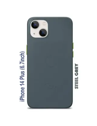 Goui iPhone 14 Plus (6.7inch) Magnetic Case with Magnetic Bars - Steel Grey