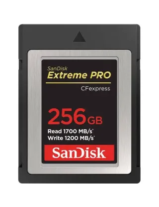 SANDISK 256GB EXTREME PRO CFEXPRESS CARD TYPE B 1700/1200 MB/S