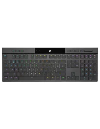 Corsair K100 AIR WIRELESS RGB Ultra-Thin Mechanical Gaming Keyboard - Black