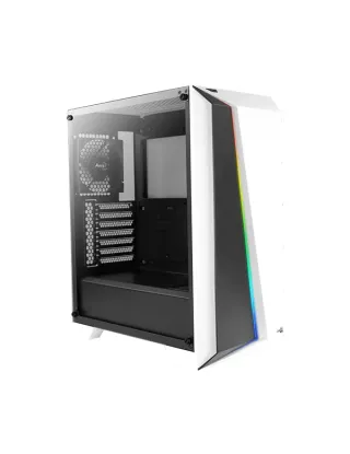 Aerocool Cylon Pro Tempered Glass RGB Mid Tower Case - White