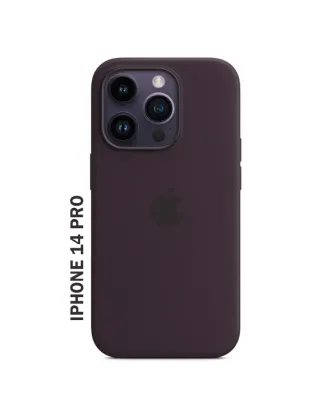 Apple iPhone 14 Pro Silicone Case with MagSafe - Elderberry