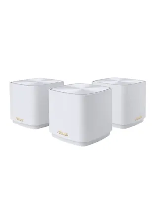 ASUS ZenWiFi AX Mini XD4 - AX1800 Whole-Home Mesh WiFi 6 System - 3 Pack White - 31025