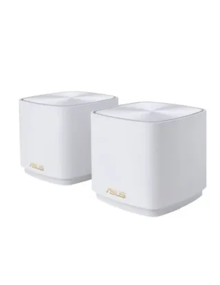ASUS ZenWiFi AX Mini XD4 - AX1800 Wireless Whole-Home Mesh WiFi 6 System - 2 Pack White