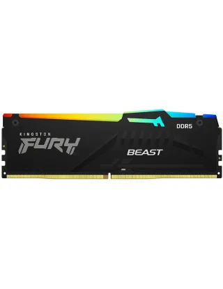 Kingston FURY Beast RGB DDR5 16GB 5600MHz DDR5 CL40 Memory
