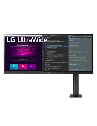 LG 34'' UltraWide Ergo QHD IPS HDR Monitor with FreeSync 75 Hz