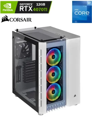 Corsair Crystal Series 680X Intel Core i7-12700K (12th Gen) RGB Mid Tower Gaming Pc