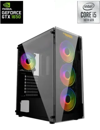 Twisted Minds MANIC Shooter-3 Core i5-10400F (10th Gen) Mid Tower Gaming Pc