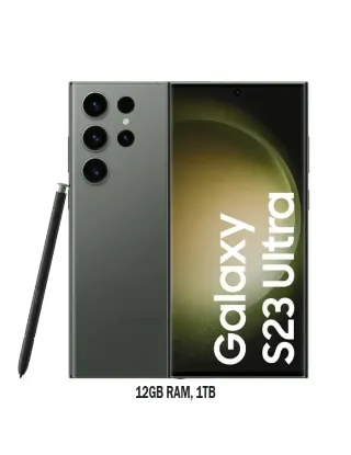 Samsung Galaxy S23 Ultra 5G 12GB RAM, 1TB Smart Phone - Green - (31680)