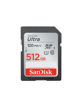 بطاقة ذاكرة سانديسك الترا اس دي اكس سي يو اتش اس -1 بسعة 512 جيجا - SDSDUN4-512G-GN6IN
