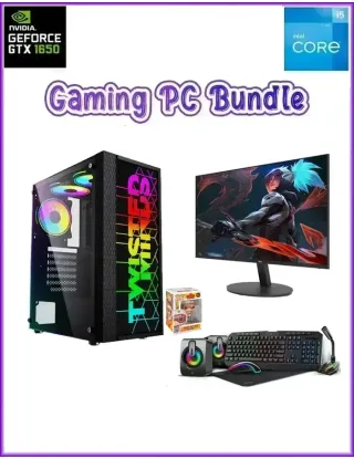 TWISTED MINDS TRINITY-03 Gaming Pc With Gaming Monitor And Porodo 5in1Kit Bundle Offer