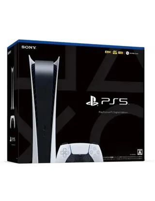 Playstation5 Digital Console (4K 120 HDR 8K) 825GB/GO - Japanese Version (R1) - White