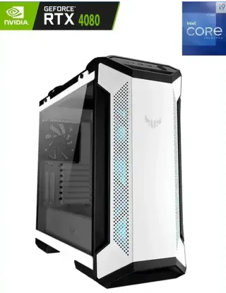 Asus Tuf Gaming GT501 Intel Core i9-12900K (12Th Gen) Mid-tower Gaming Pc -White