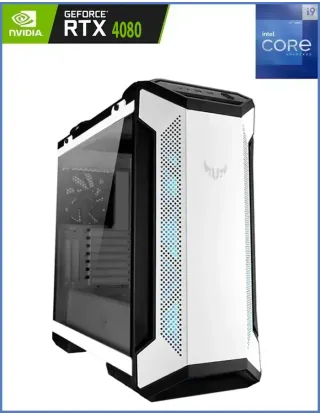 Asus Tuf Gaming GT501 Intel Core i9-12900K (12Th Gen) Mid-tower Gaming Pc -White