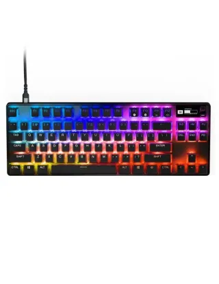 SteelSeries Apex Pro TKL (2023) Wired RGB Mechanical Gaming Keyboard (US Layout) - Black