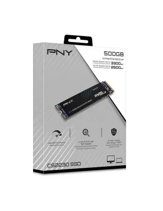 PNY CS2230 M.2 2280 500GB PCI-Express 3.0 x4 3D NAND Internal Solid State Drive