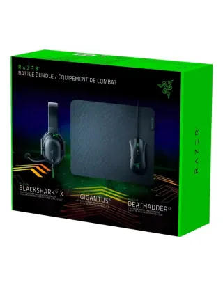 Razer Battle Bundle - Mouse DeathAdder V2, Headset  BlackShark V2 X, Mousepad Gigantus V2