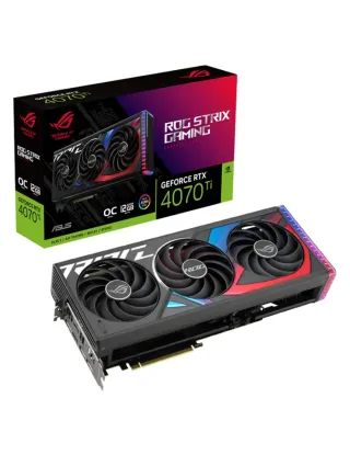 ASUS ROG Strix Nvidia GeForce RTX 4070Ti 12GB GDDR6X OC Edition DLSS 3 Graphics card