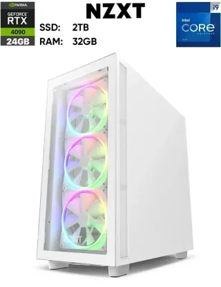 NZXT H71EW  H Series H7 V1 2022 Base Edition Intel Core i9-13900K ATX MID Tower Gaming Pc - White