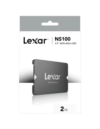 Lexar NS100 2TB 2.5” SATA 6Gb/s Internal SSD - Up to 550MB/s Read