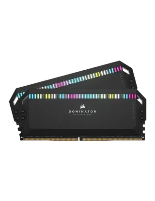Corsair iCUE DOMINATOR PLATINUM RGB 32GB (2x16GB) DDR5 DRAM 5600MHz C36 Memory Kit - Black