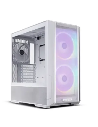 LIAN LI Lancool 216 RGB Mid Tower Gaming Case - White