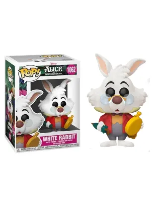 Funko POP! Disney Alice In Wonderland White Rabbit  Flocked (Exclusive)