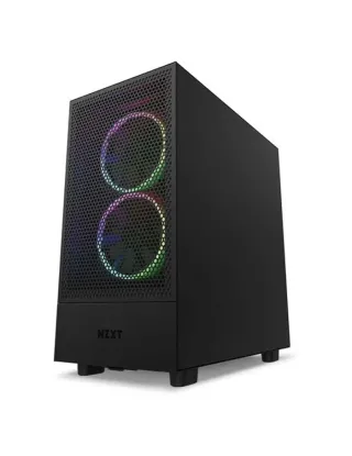 NZXT H5 Flow RGB Edition ATX Mid Tower Case - Black