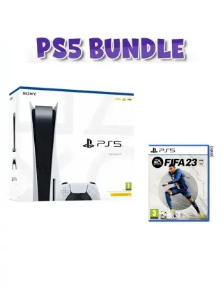 Sony PS5 Console (European CD Version) - R2 With FIFA 23 Game Bundle Offer